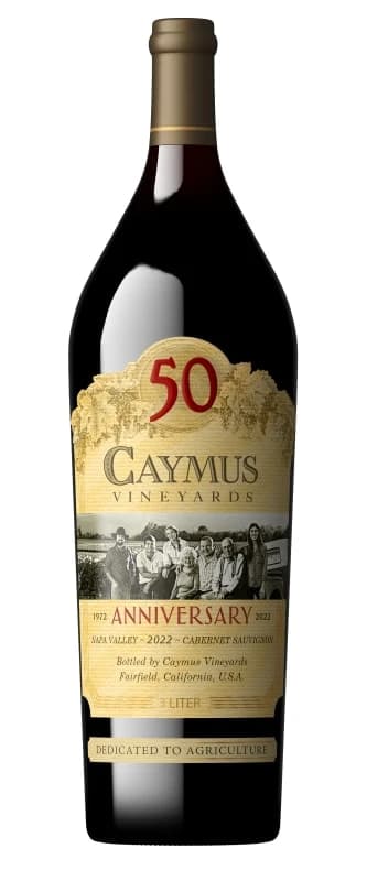 2022 Caymus 50th Anniversary Cabernet Sauvignon bottle reference
